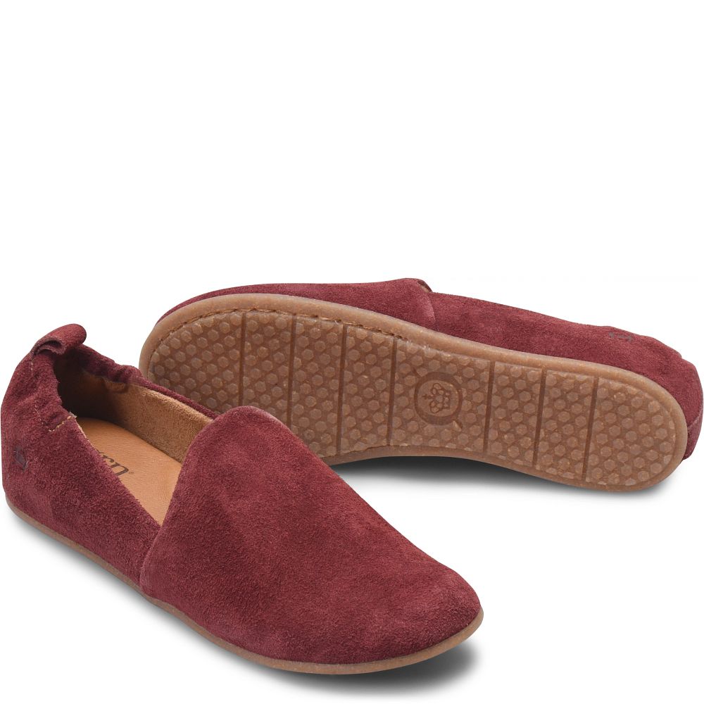 Born Margarite Slip-Ons Dark Brick Suede Product ID-0arPbui0  Born Margarite Slip-Ons Dark Brick Suede Product ID-0arPbui0