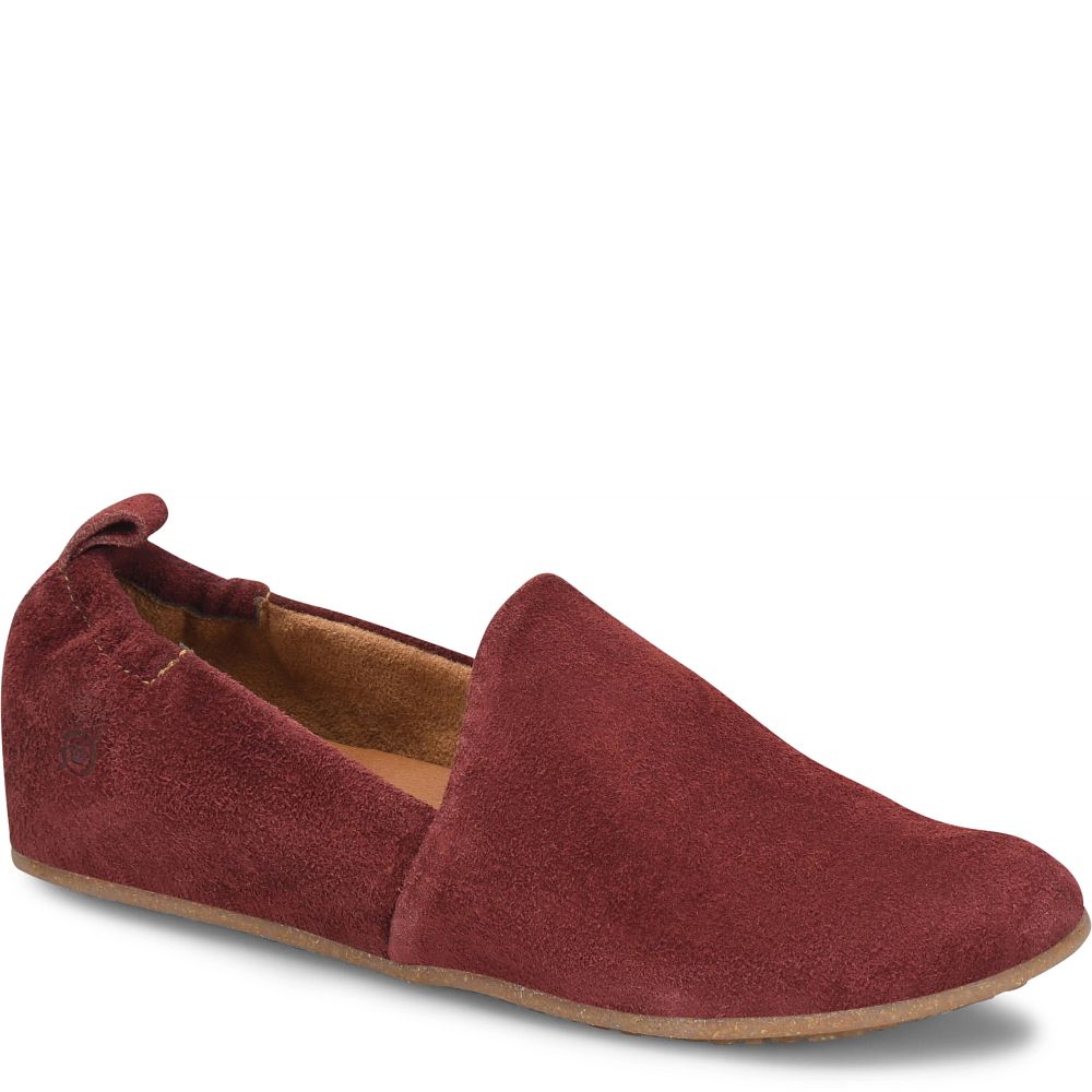 Born Margarite Slip-Ons Dark Brick Suede Product ID-0arPbui0 Born Margarite Slip-Ons Dark Brick Suede Product ID-0arPbui0