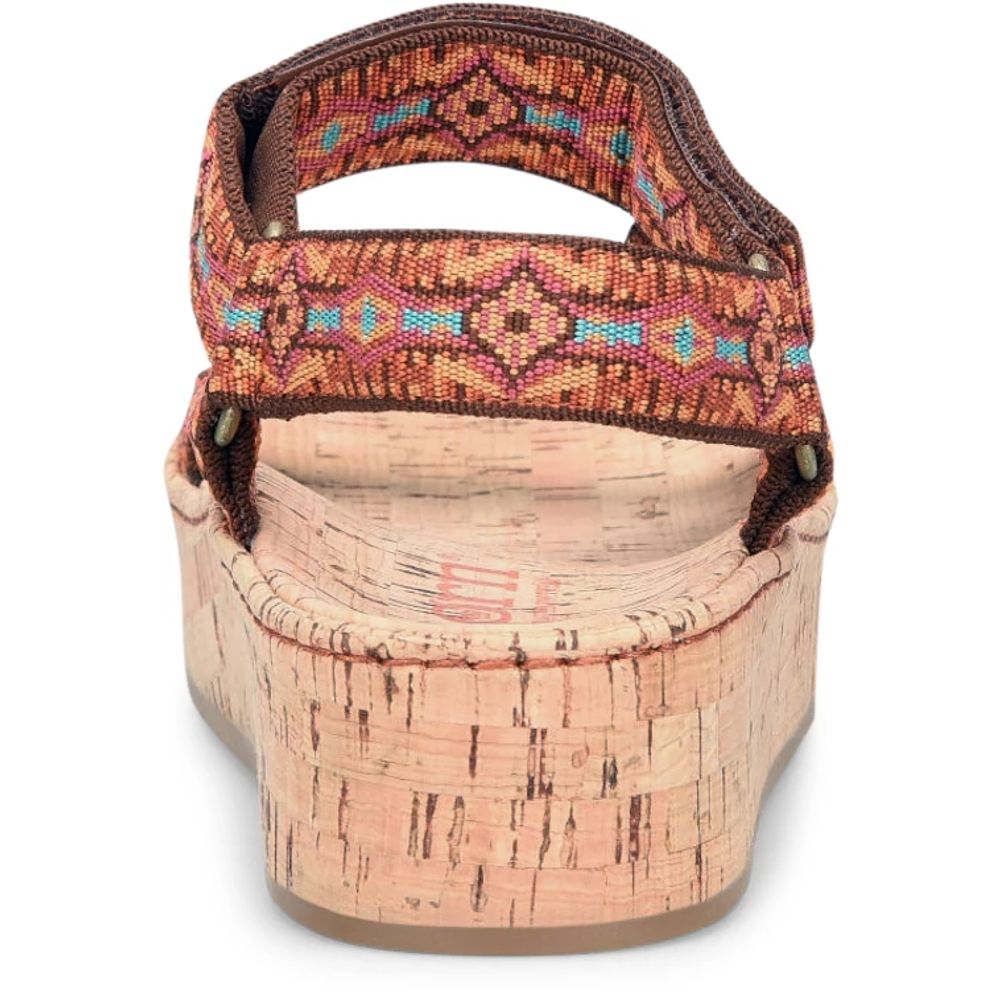 Born Sirena Colors Sandals Orange Fabric Product ID-1ZCqymXn