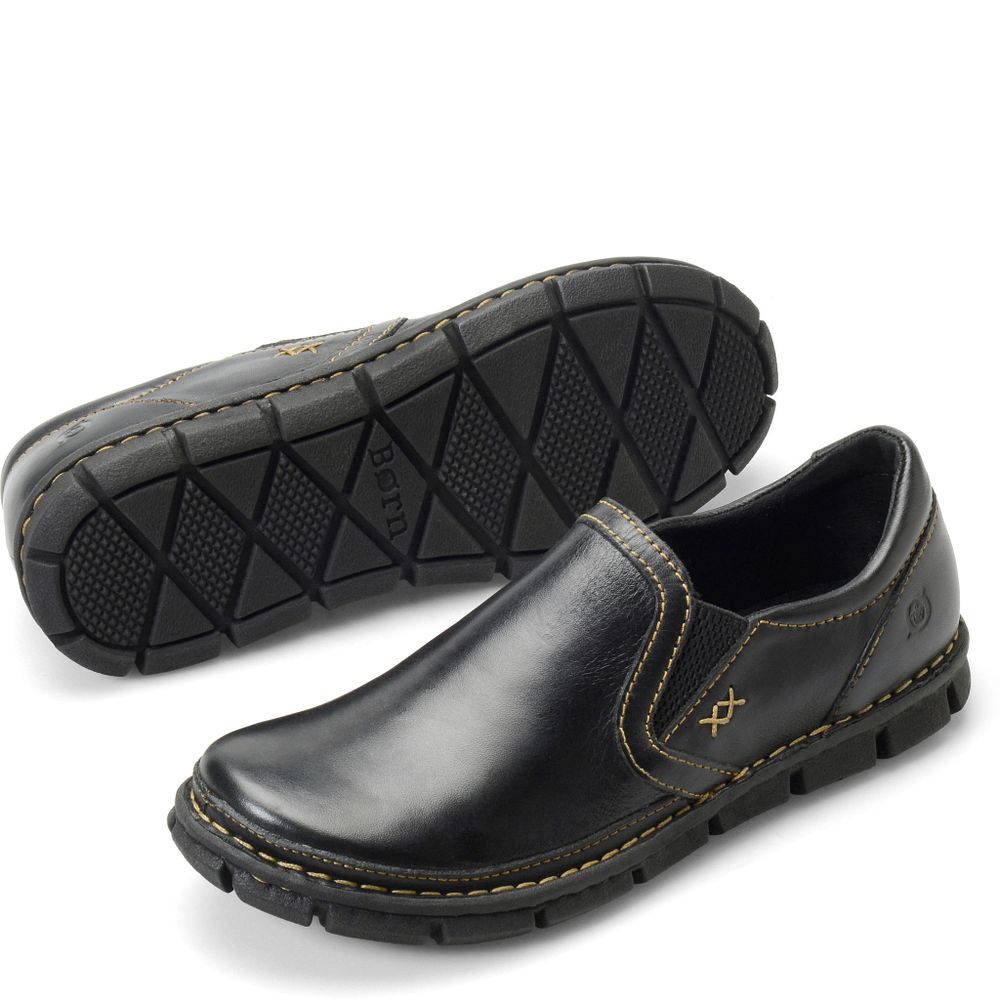 Born Sawyer Slip-Ons Black Product ID-1lBBCOkT