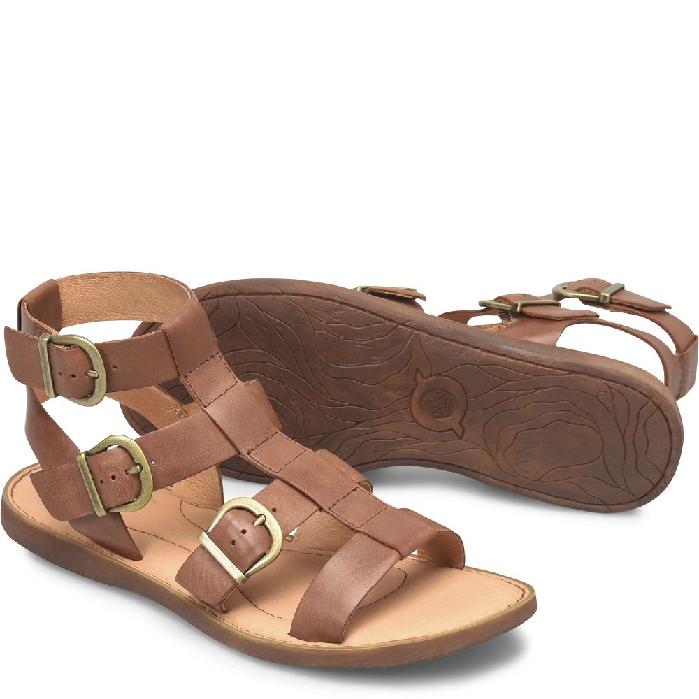 Born Haidee Sandals Brown Cuero Product ID-24VgAZ0N