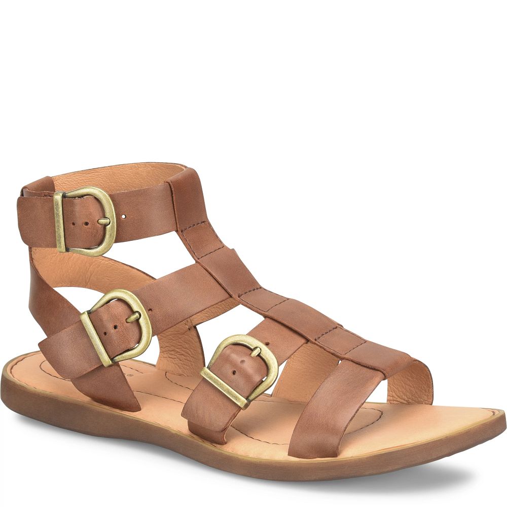 Born Haidee Sandals Brown Cuero Product ID-24VgAZ0N