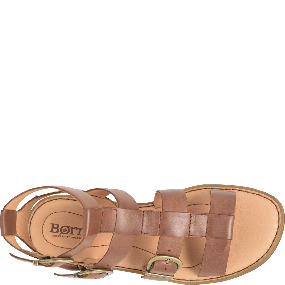 Born Haidee Sandals Brown Cuero Product ID-24VgAZ0N