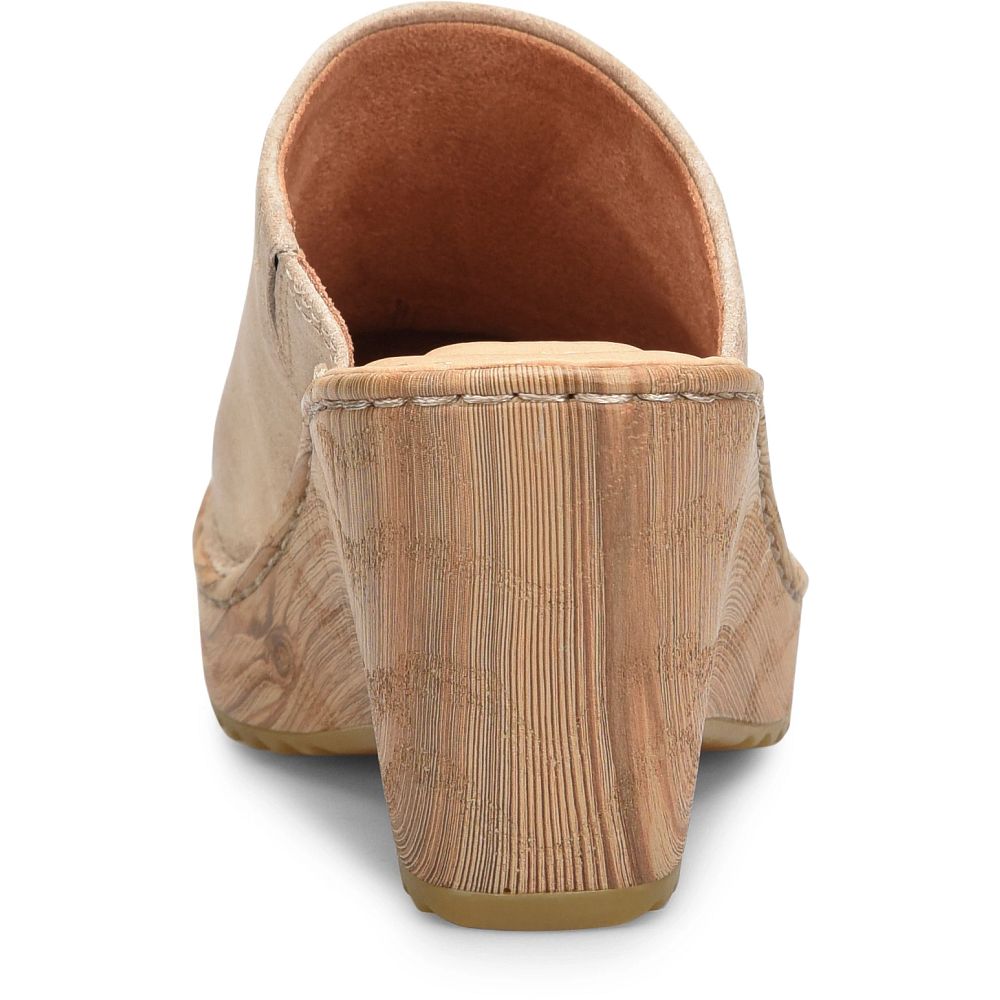 Born Natalie Clogs Cream Visone Distressed Product ID-26WGXPGJ Born Natalie Clogs Cream Visone Distressed Product ID-26WGXPGJ