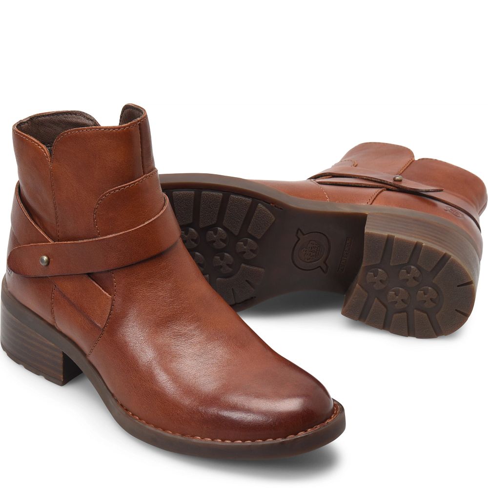 Born Tori Boots Brown Cuero Product ID-2akzxM4j