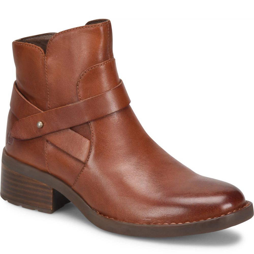 Born Tori Boots Brown Cuero Product ID-2akzxM4j