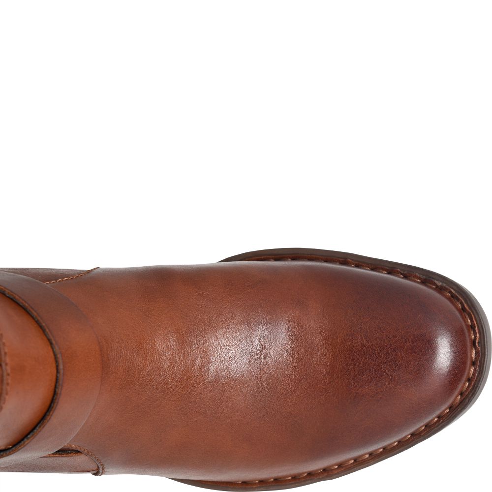 Born Tori Boots Brown Cuero Product ID-2akzxM4j