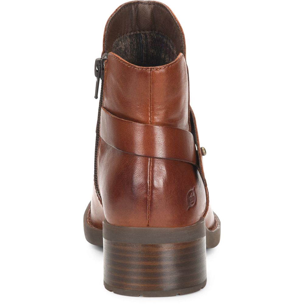 Born Tori Boots Brown Cuero Product ID-2akzxM4j