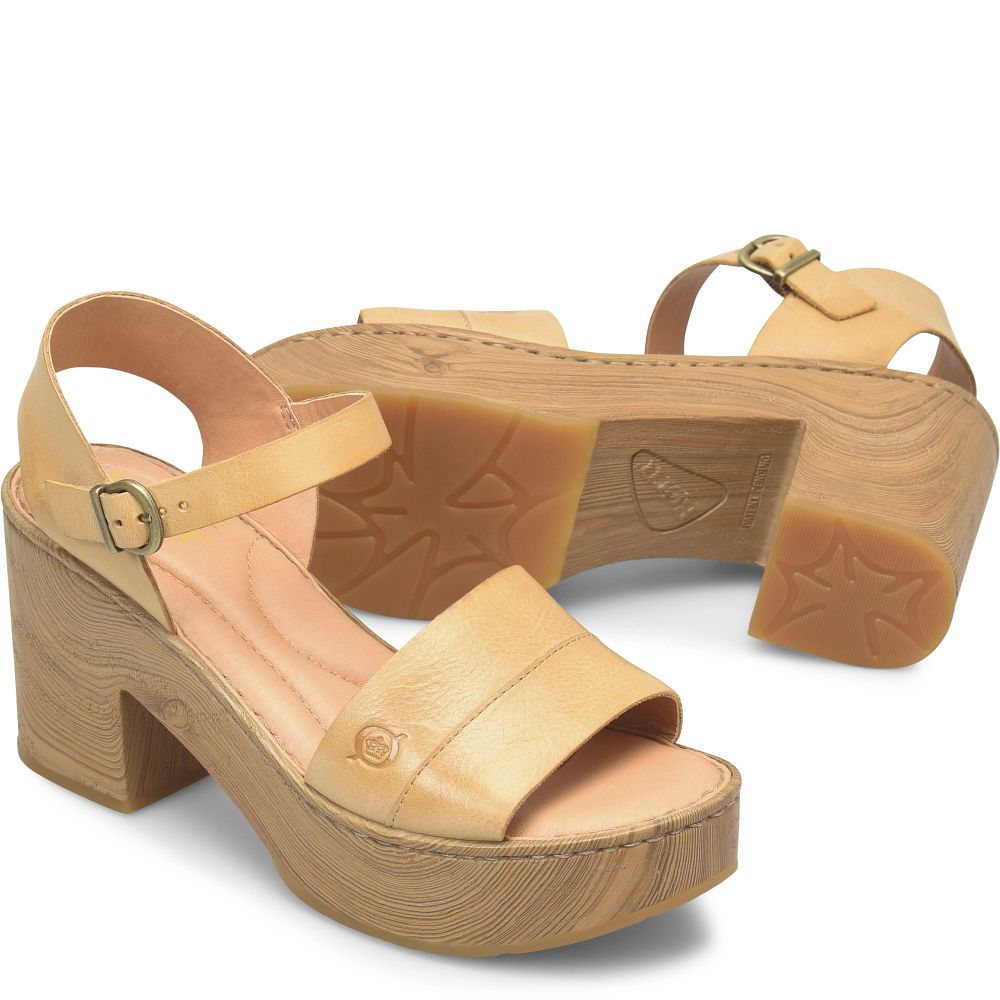 Born Lucca Sandals Yellow Mexico Product ID-2fqVzl7u