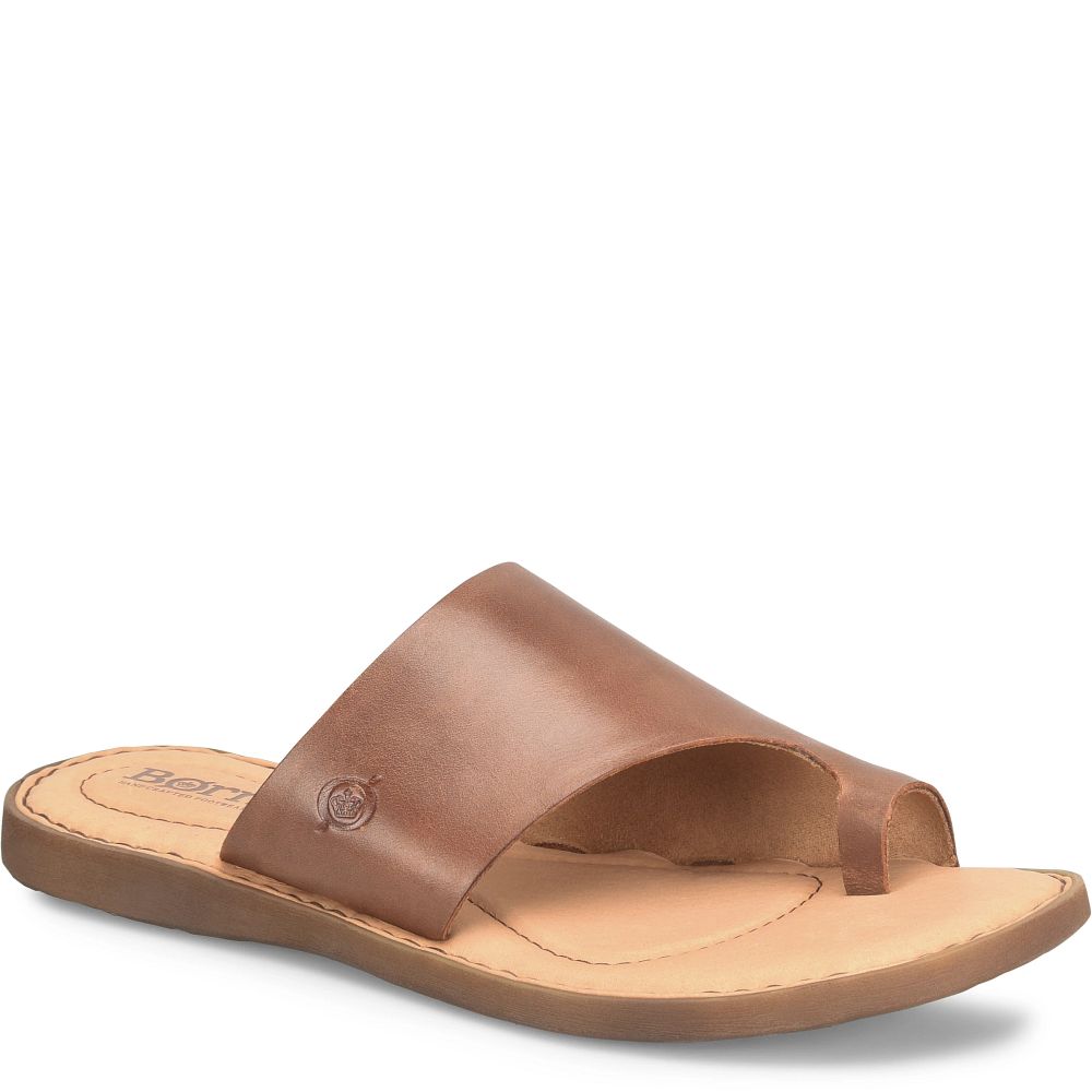 Born Hinti Sandals Brown Cuero Product ID-2zIGlbJL