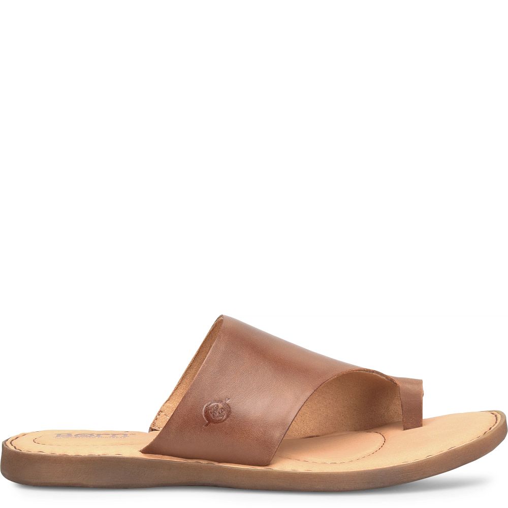 Born Hinti Sandals Brown Cuero Product ID-2zIGlbJL