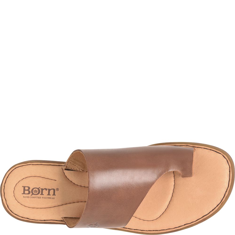 Born Hinti Sandals Brown Cuero Product ID-2zIGlbJL
