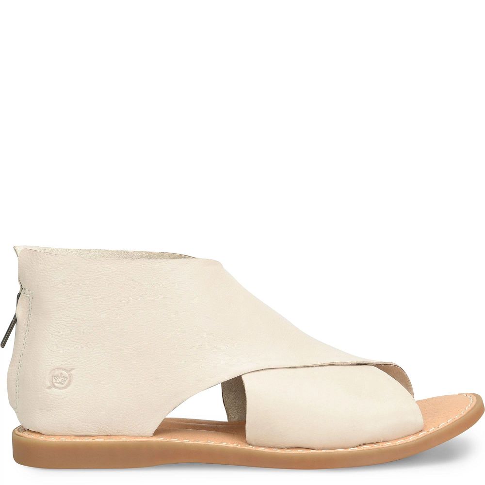 Born Iwa Sandals White Ecru Product ID-3RE9BUJh