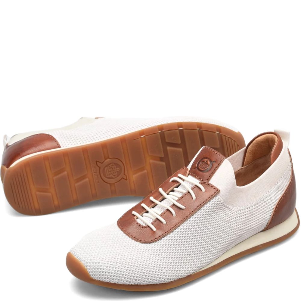 Born Barrett Sneakers White Bourbon Knit Combo Product ID-3XjO51oM