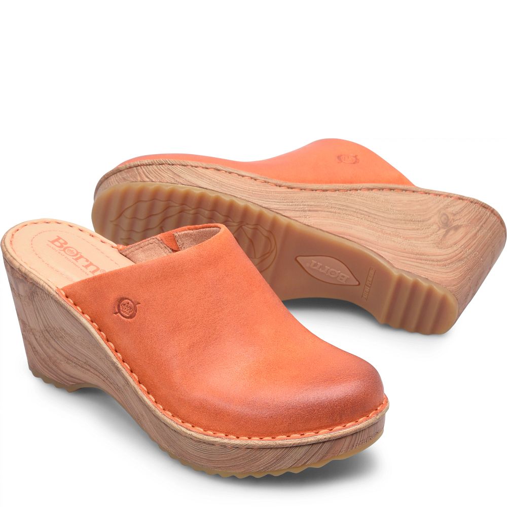 Born Natalie Clogs Albicocca Distressed Product ID-5jDvD730