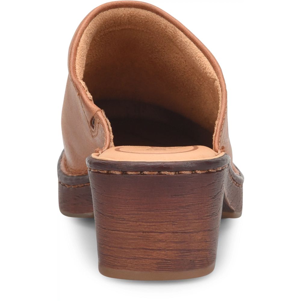 Born Hilary Clogs Cognac Product ID-6HZh7bPR
