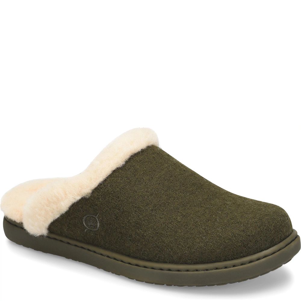 Born Zoe Slippers Dark Military Wool Combo Product ID-6Rtfey15  Born Zoe Slippers Dark Military Wool Combo Product ID-6Rtfey15
