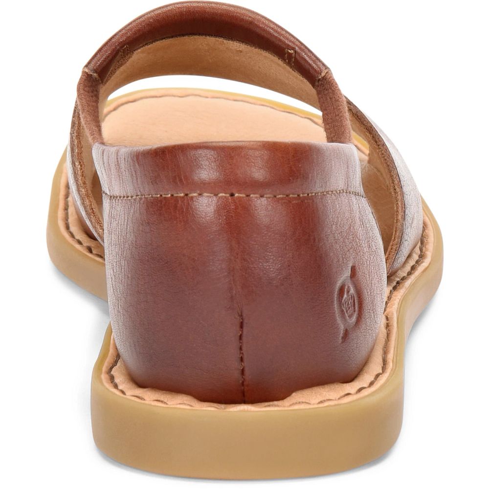 Born Cove Modern Sandals Dark Tan Bourbon Product ID-6U0M6gyz