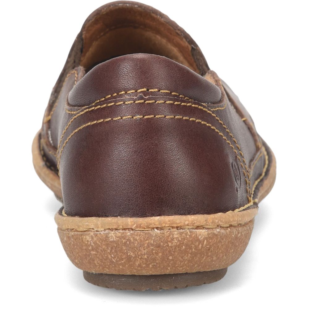 Born Mayflower II Slip-Ons Dark Brown Sequoia Product ID-79gGlSmN