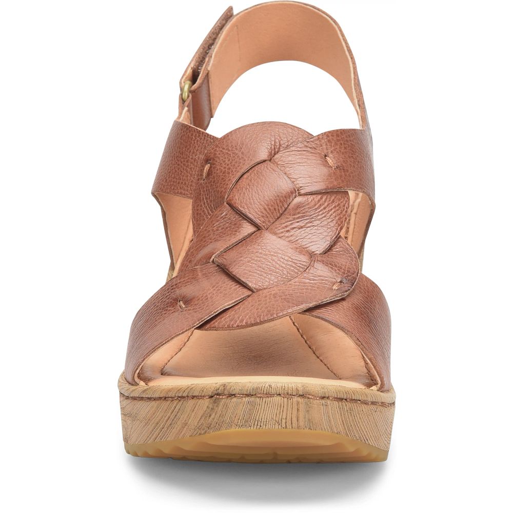 Born Nina Sandals Brown Luggage Product ID-7C8zHSkL