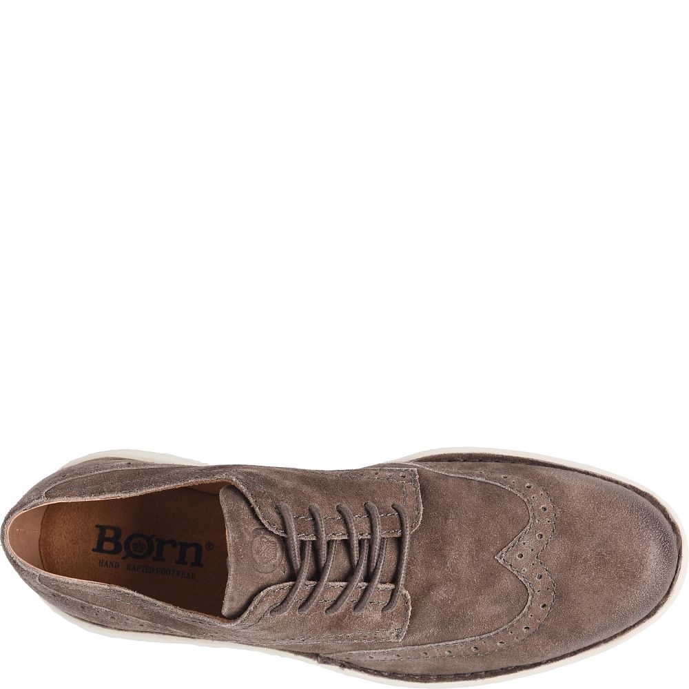 Born Tobias Slip-Ons Taupe Distressed Product ID-81KB318u