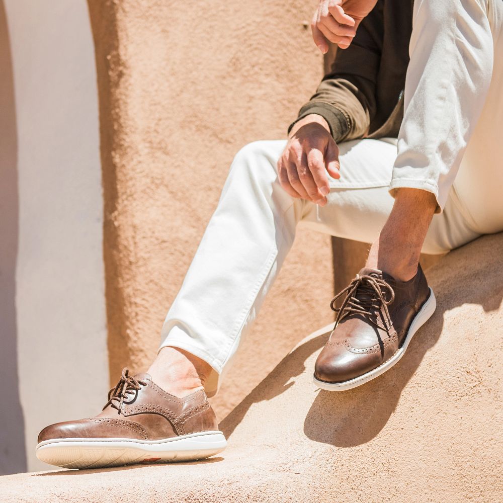 Born Tobias Slip-Ons Taupe Distressed Product ID-81KB318u