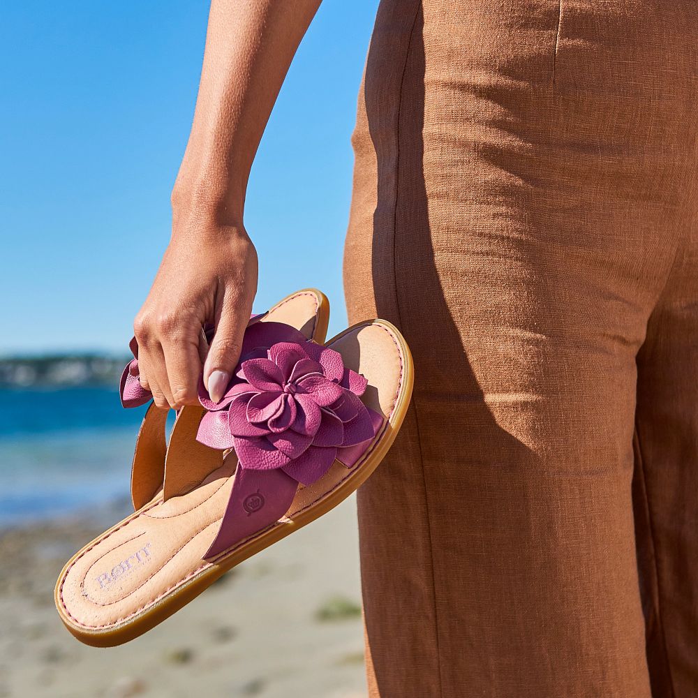 Born Ivory Sandals Purple Lavender Product ID-AMK8S2oA