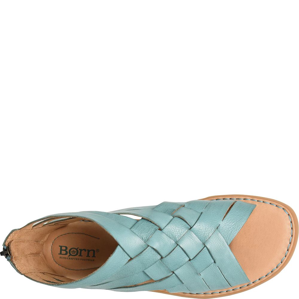 Born Iwa Woven Sandals Turquoise Lagoon Product ID-AcP9Me5b