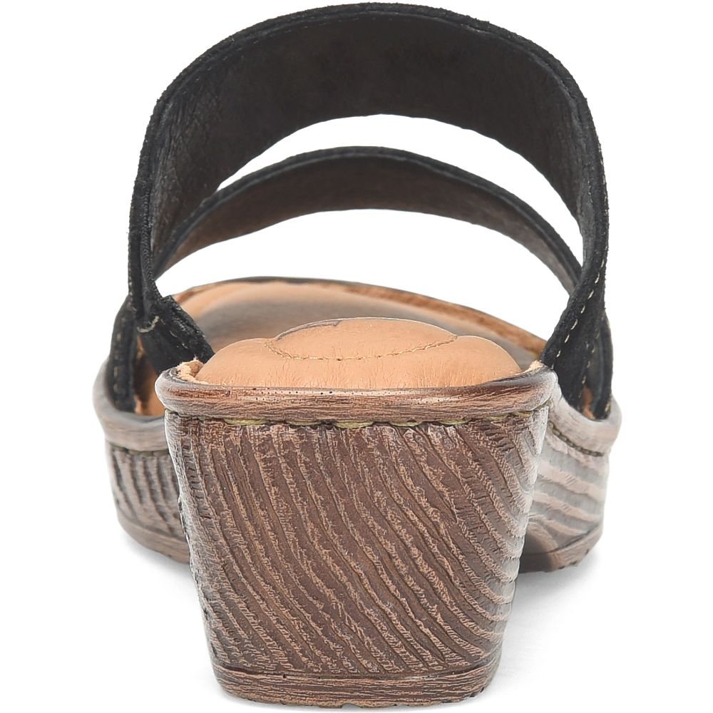 Born Sana Basic Sandals Black Distressed Product ID-Bu6LmQqx