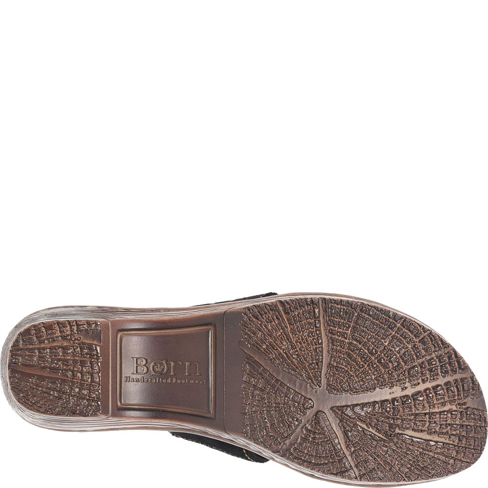 Born Sana Basic Sandals Black Distressed Product ID-Bu6LmQqx