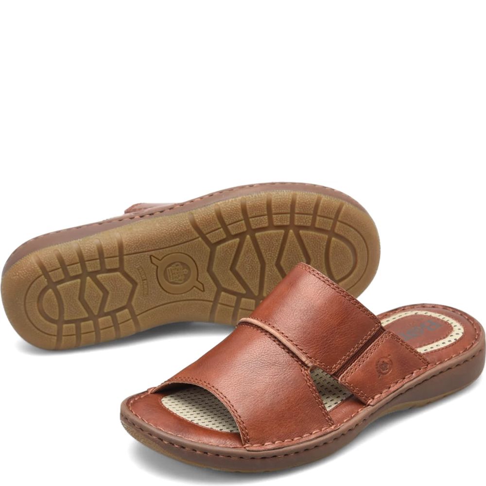 Born Flores Sandals Dark Tan Bourbon Product ID-C220bCsY