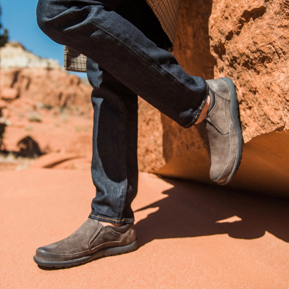 Born Nigel Slip On Slip-Ons Grey Combo Distressed Product ID-CAcuyS9f Born Nigel Slip On Slip-Ons Grey Combo Distressed Product ID-CAcuyS9f