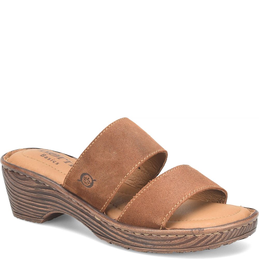 Born Sana Basic Sandals Glazed Ginger Distressed Product ID-D1fA1Bv9