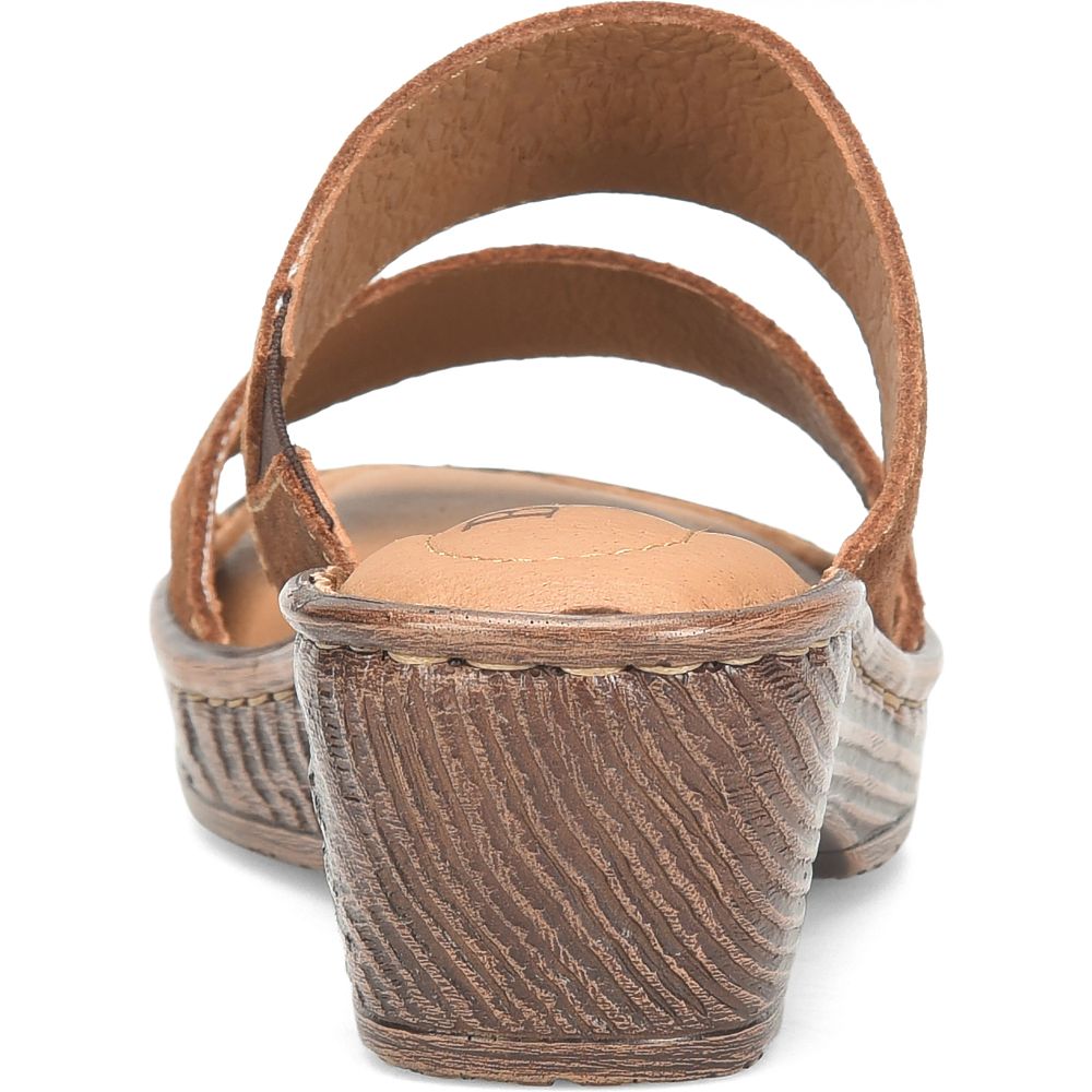 Born Sana Basic Sandals Glazed Ginger Distressed Product ID-D1fA1Bv9