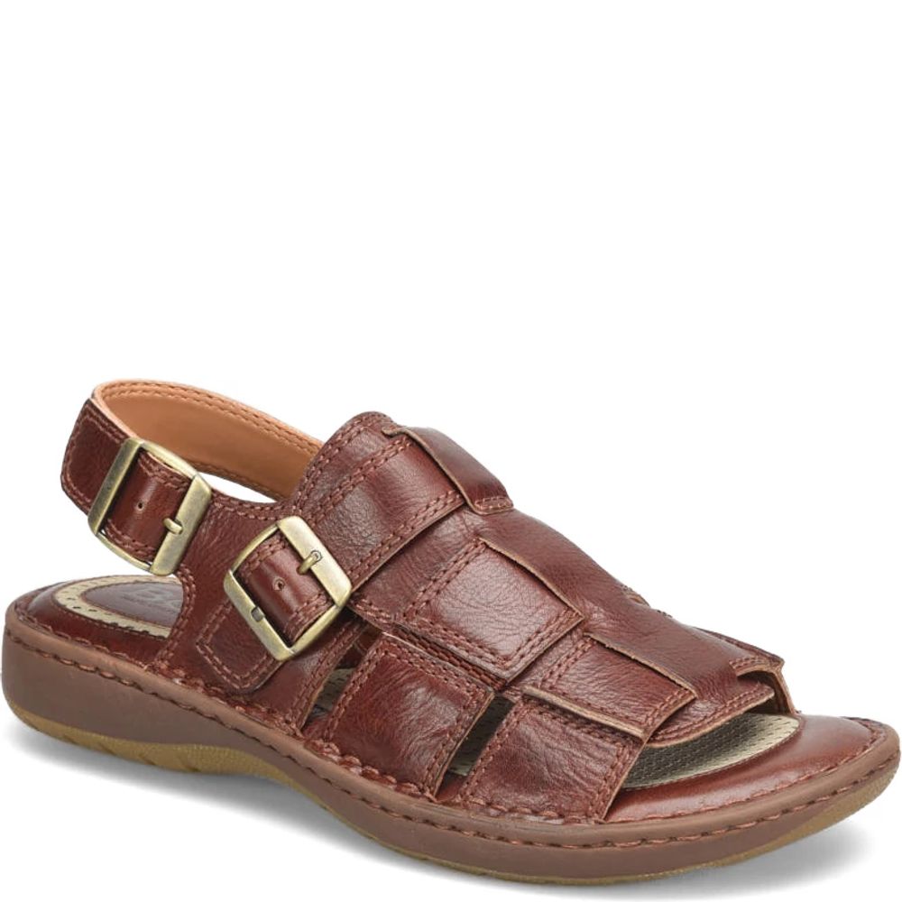 Born Miguel Sandals Dark Tan Bourbon Product ID-Dyc3xL7r