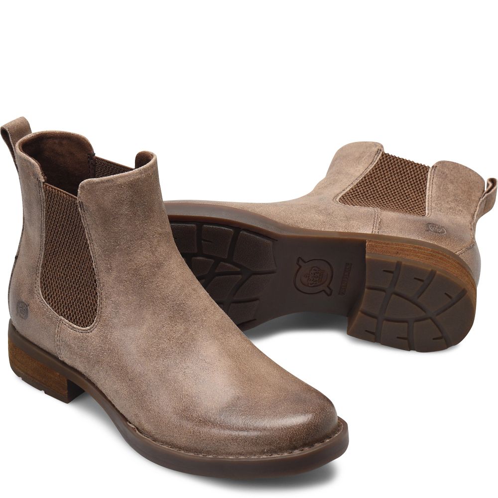 Born Brenta II Boots Taupe Distressed Product ID-E10t2Dck