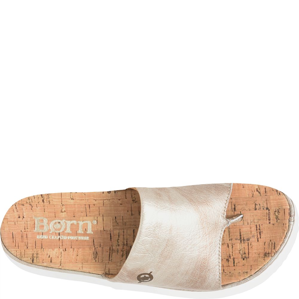 Born Sharr Sandals Light Gold Panna Cotta Product ID-ECS6VhOQ