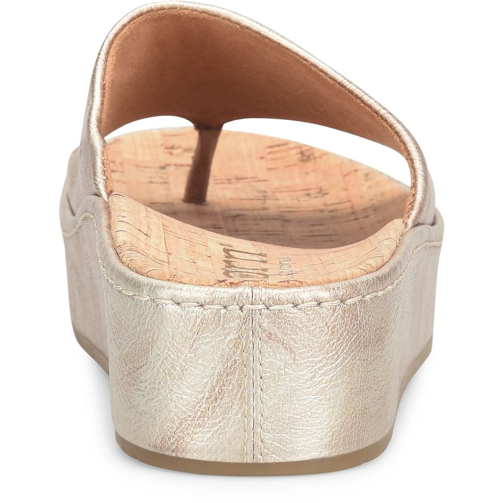 Born Sharr Sandals Light Gold Panna Cotta Product ID-ECS6VhOQ
