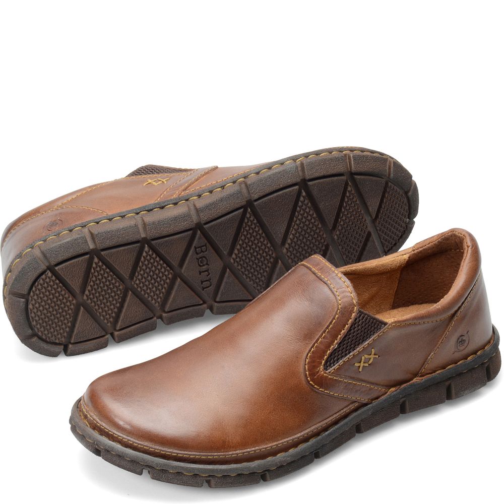 Born Sawyer Slip-Ons Tan Product ID-EYLHUwk1
