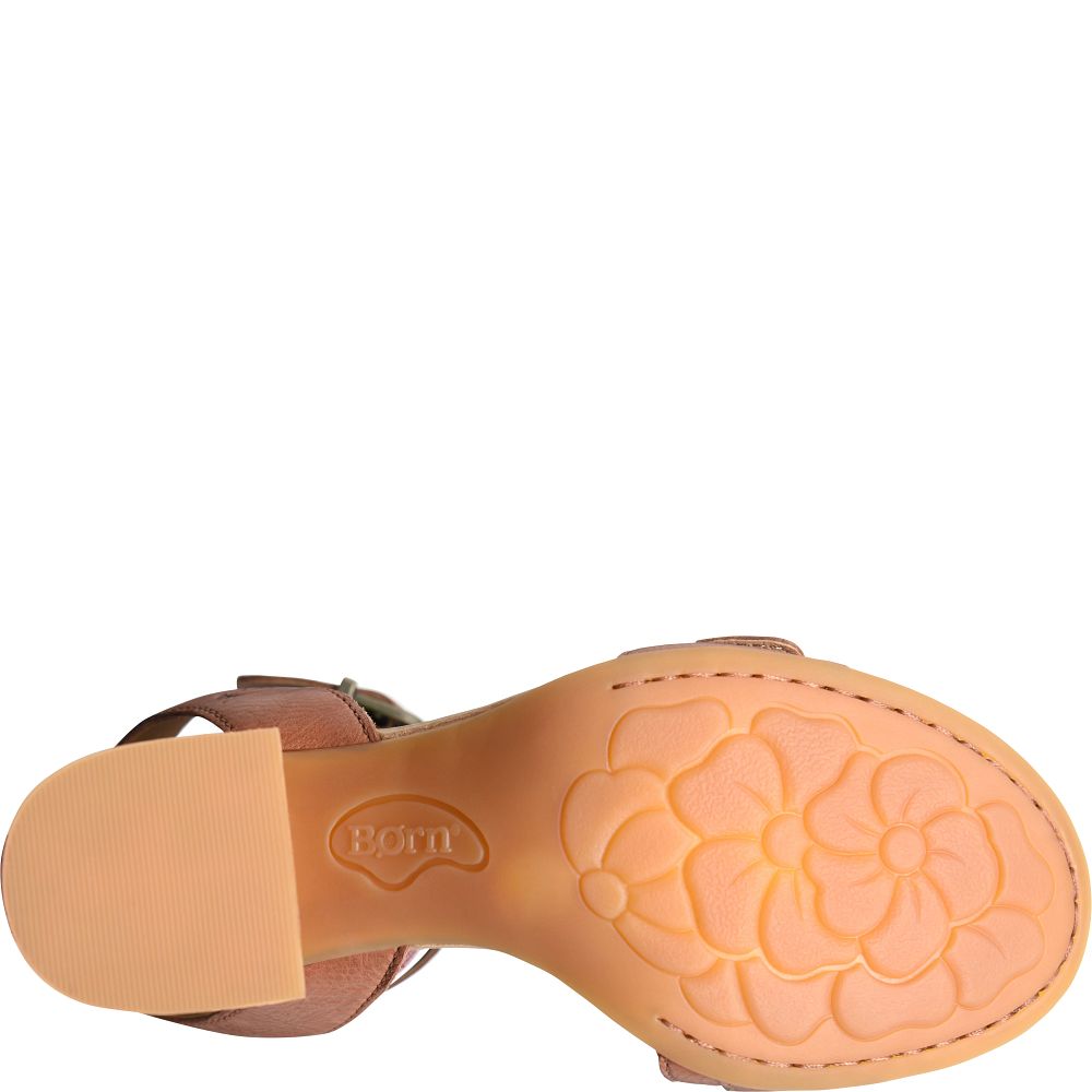 Born Tahlia Sandals Brown Luggage Product ID-FNTFK5bw