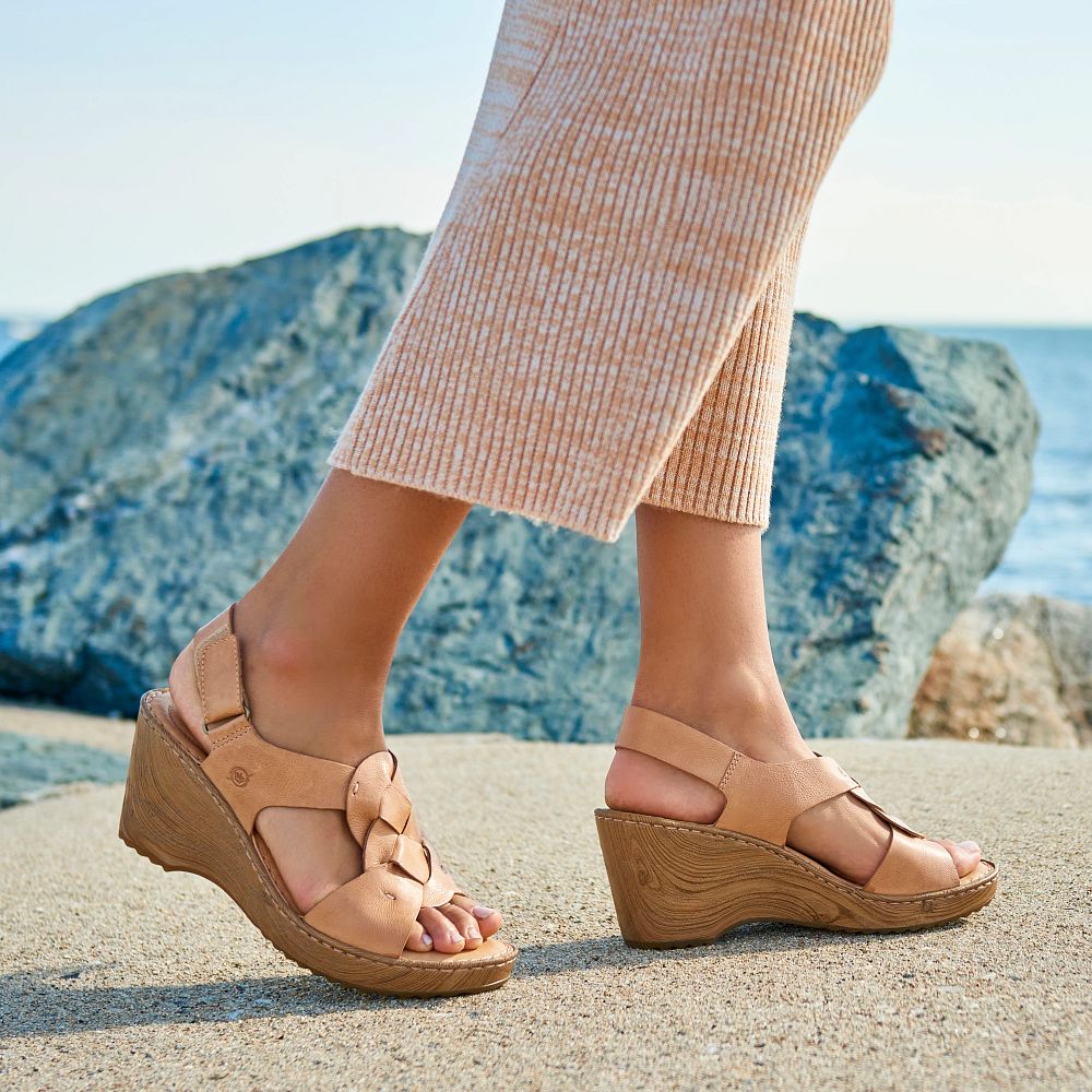 Born Nina Sandals Natural Product ID-FZndfqGN