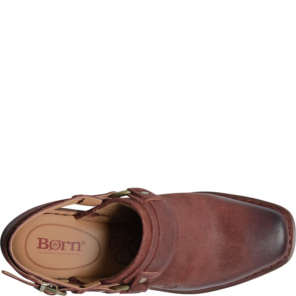 Born Hudson Clogs Dark Brick Distressed Product ID-GmbIfudK  Born Hudson Clogs Dark Brick Distressed Product ID-GmbIfudK