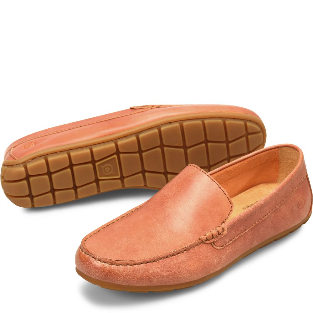 Born Allan Slip-Ons Orange Papaya Product ID-HN77G5Gr