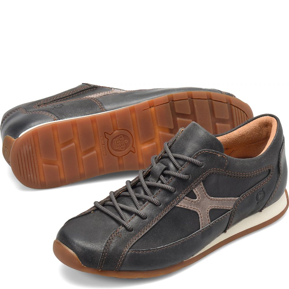 Born Voodoo Too Slip-Ons Dark Grey Taupe Combo Product ID-Hki0V5Gs