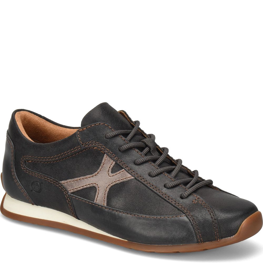 Born Voodoo Too Slip-Ons Dark Grey Taupe Combo Product ID-Hki0V5Gs