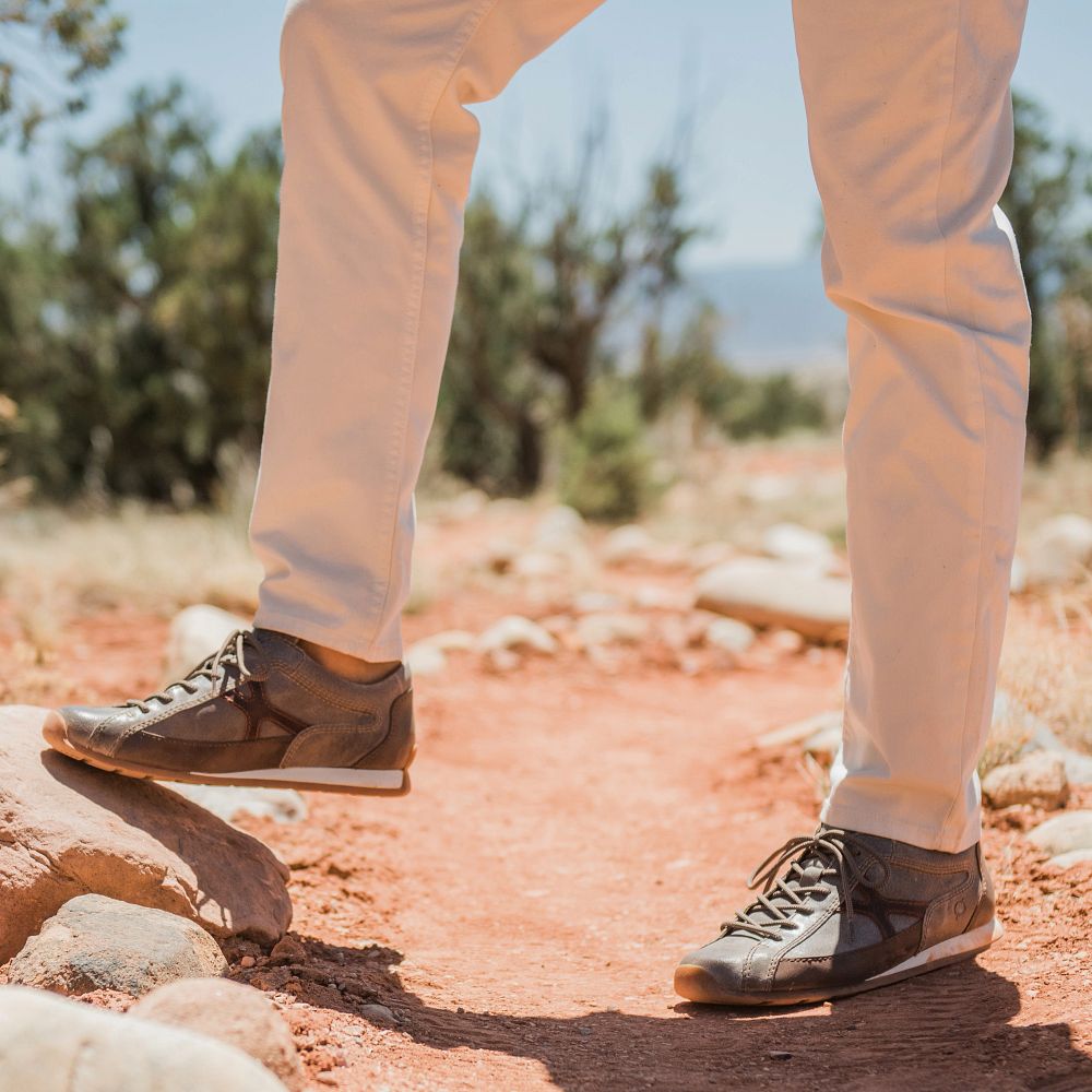 Born Voodoo Too Slip-Ons Dark Grey Taupe Combo Product ID-Hki0V5Gs