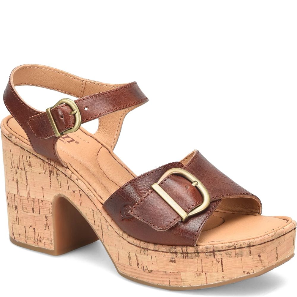 Born Browyn Sandals Dark Tan Bourbon Product ID-IfXJRoDP