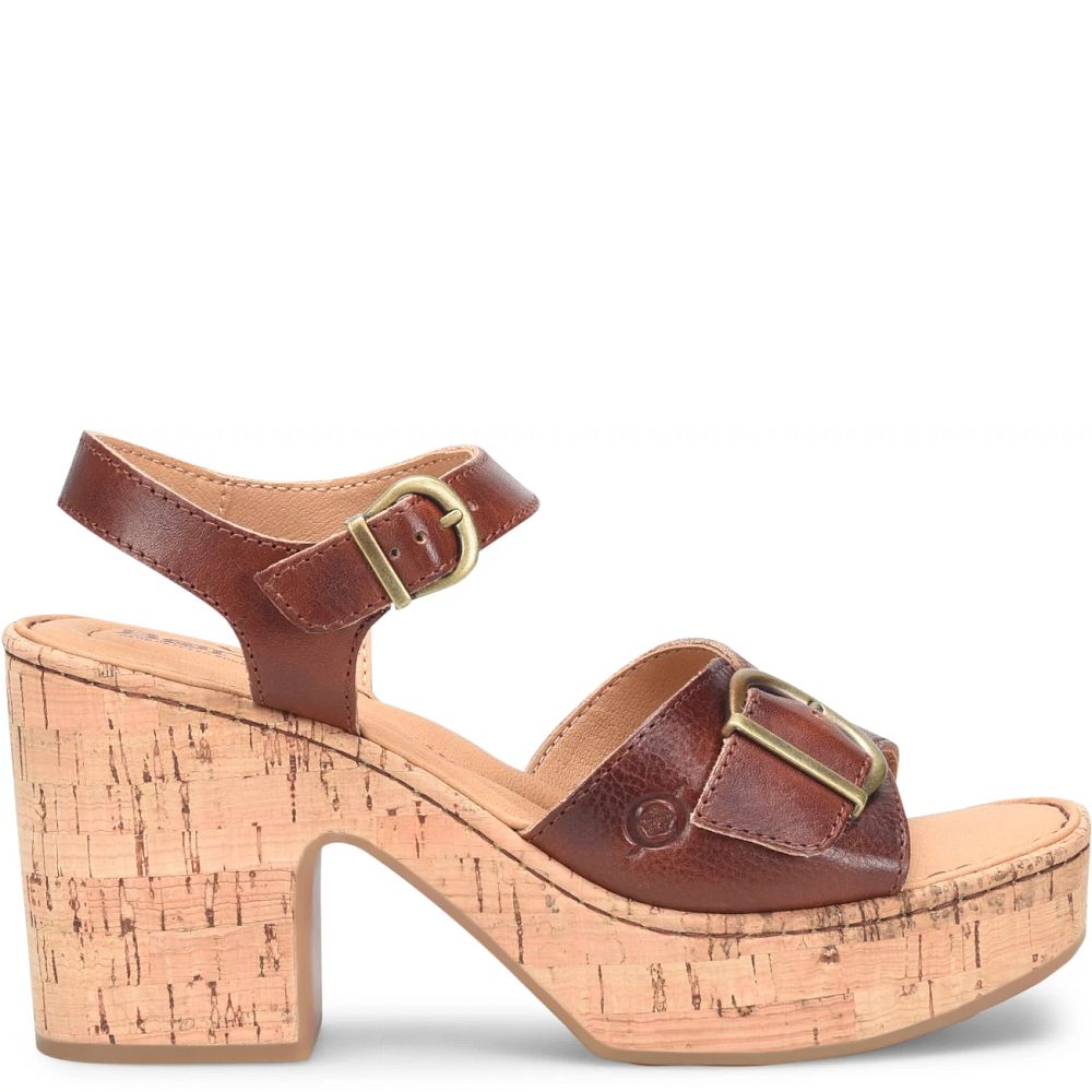 Born Browyn Sandals Dark Tan Bourbon Product ID-IfXJRoDP