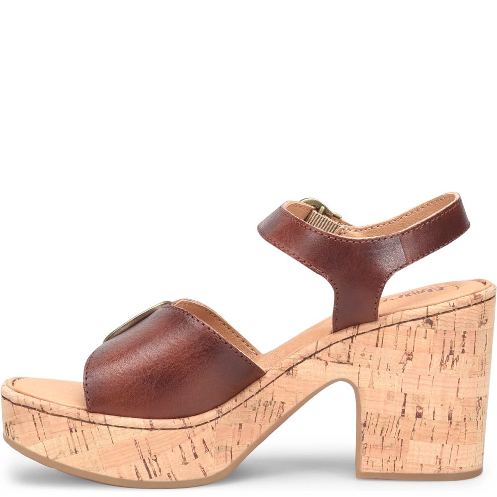Born Browyn Sandals Dark Tan Bourbon Product ID-IfXJRoDP