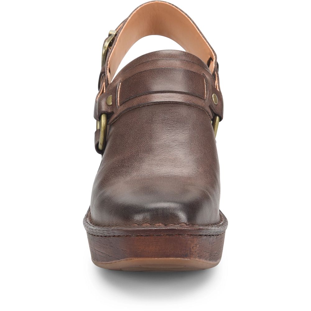 Born Hudson Clogs Chocolate Brown Product ID-Ii6sjO1j